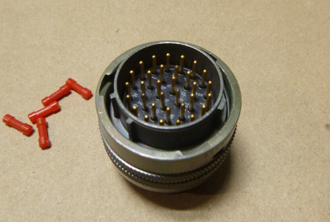 MS3116E18-32P Circular Connector, Straight Plug, 32 Contacts, Solder Pin 18-32