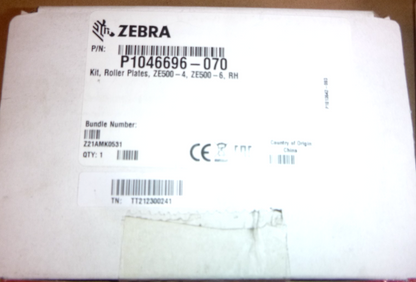 New Genuine OEM Zebra ZE500-4, ZE500-6 Roller Plates RH - P1046696-070