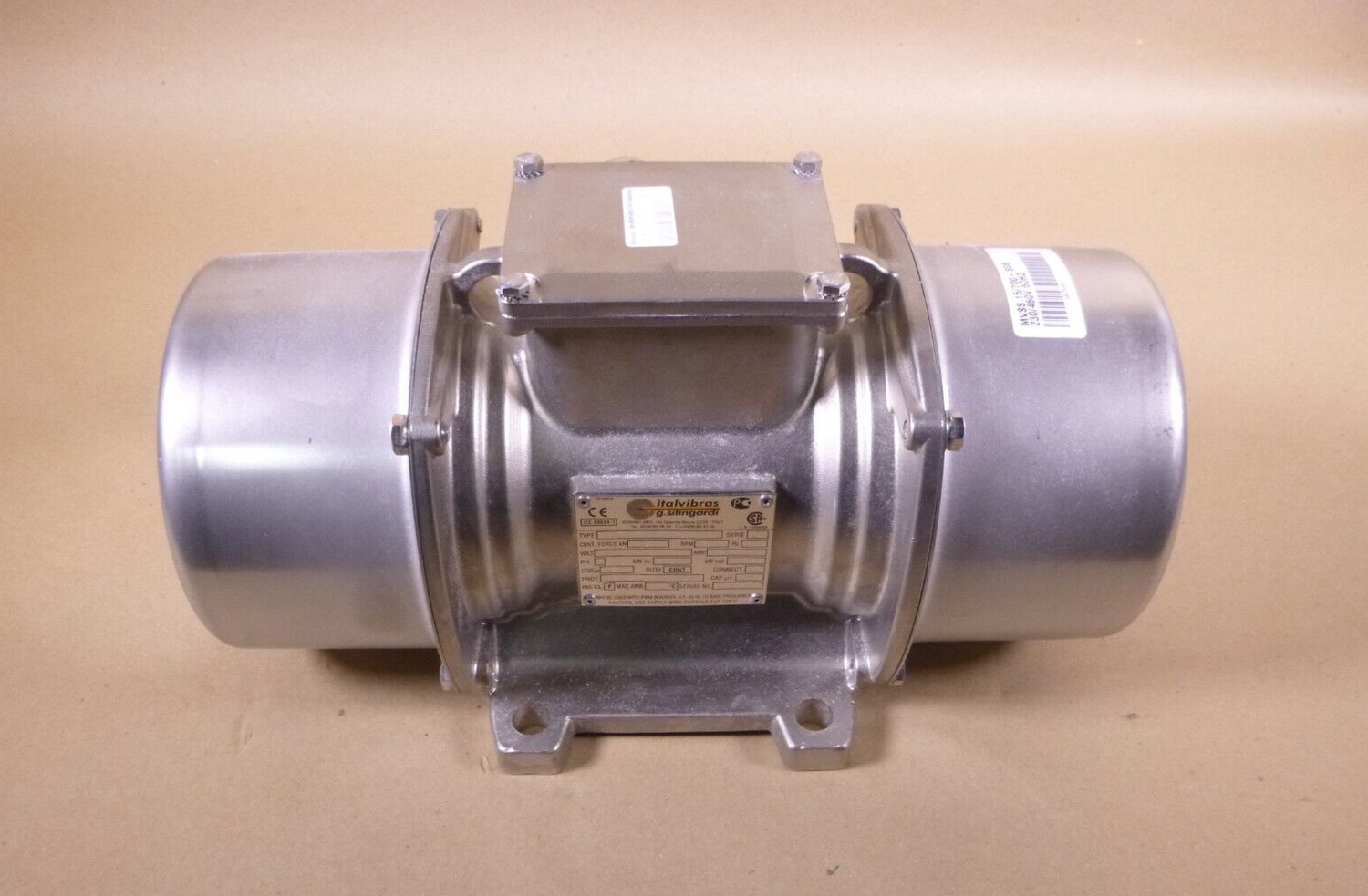 Italvibras MVSS 15/700-S08, 601526 Stainless Steel Electric Vibrator Motor Sz 30 | Industrial Electric Motors, Pumps &amp; Parts