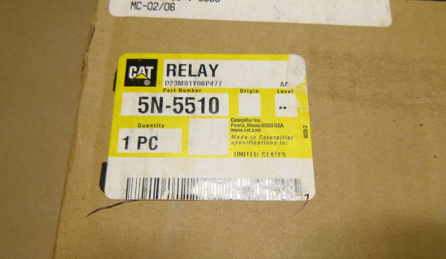 USGI New Caterpillar 5N-5510 Reverse Power Relay 5N5510 For 3304 3306 3208 3408 | Industrial Tractor Parts Supplier and Surplus Tractor Parts &amp; Accessories