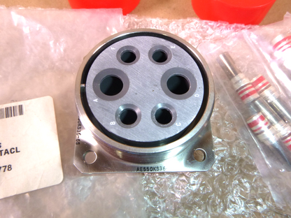 MS3450KS36-6S Stainless Steel Circular MIL Spec Connector 6P | Electrical MRO Replacement Parts &amp; Components and Commercial Electrical Supplies Company