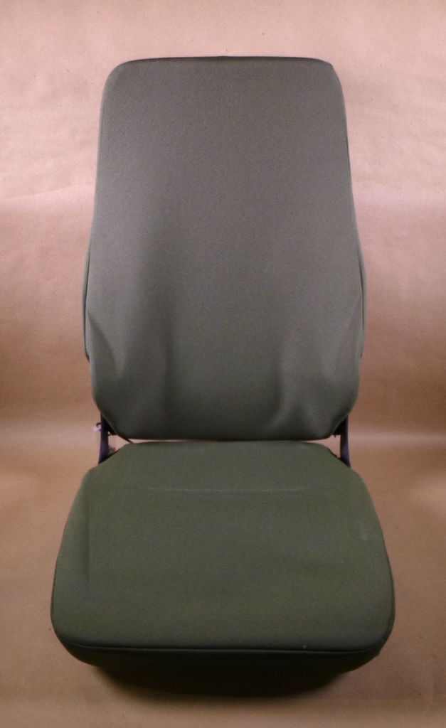 USGI M998 Humvee Green High Back Commander's Seat 12446712-2, 2540-01-381-8392 | Genuine HMMWV Replacement Parts and Military Surplus Humvee Parts & Accessories