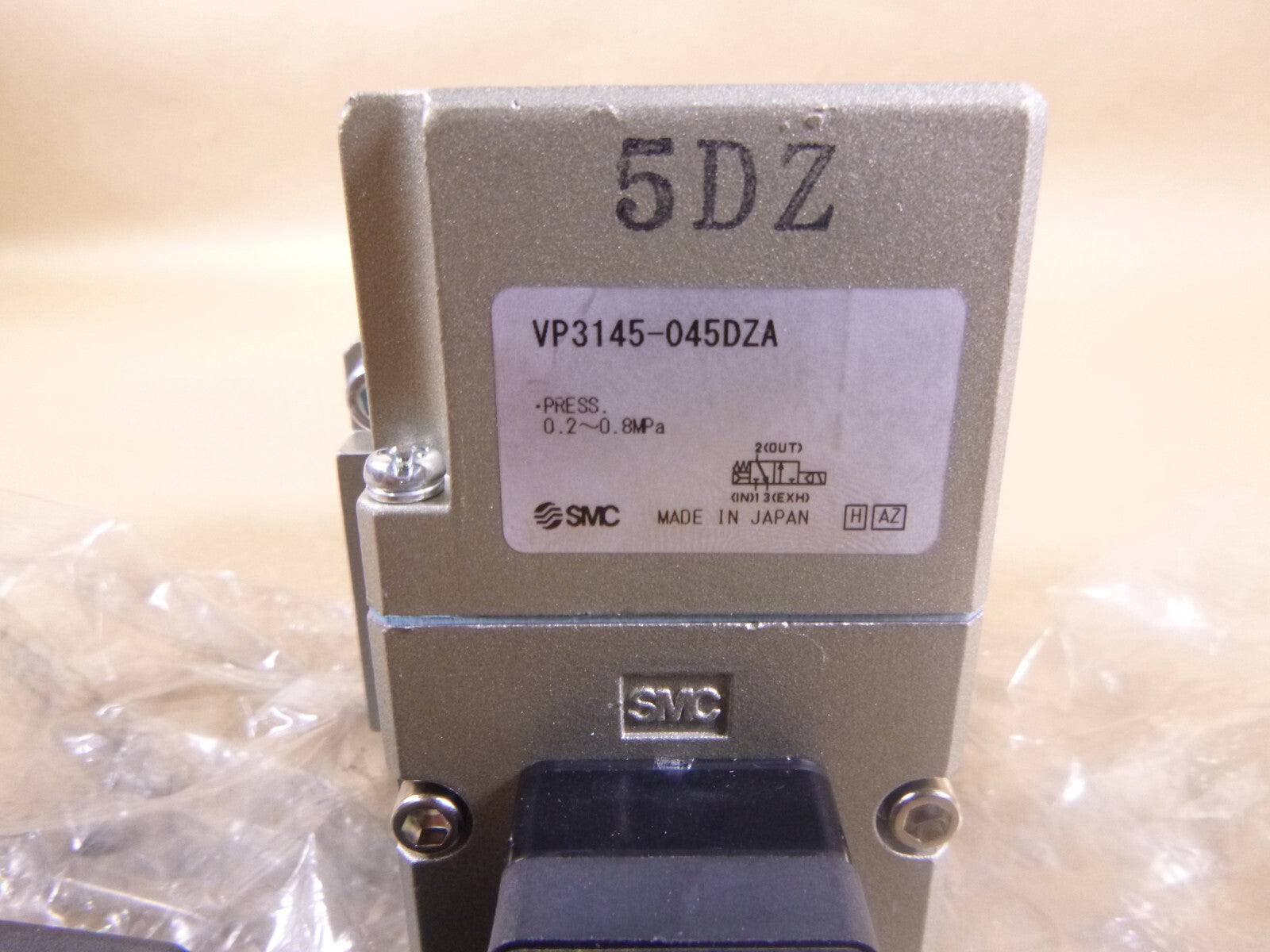 VP3145-045DZA SMC VP300-700 3 Port Solenoid Valve W/ Internal Pilot Type 24Vdc | Electrical MRO Replacement Parts &amp; Components and Commercial Electrical Supplies Company