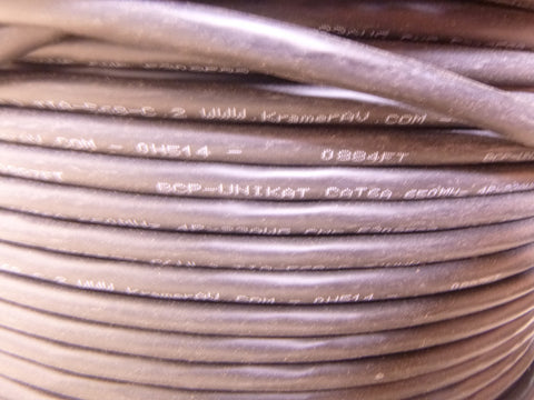 Kramer BCP-UNIKat Four-Pair CAT6A 650MHz Cable For DGKat, HDBaseT & LAN (1000ft. or Slightly Less) | Electrical MRO Replacement Parts & Components and Commercial Electrical Supplies Company