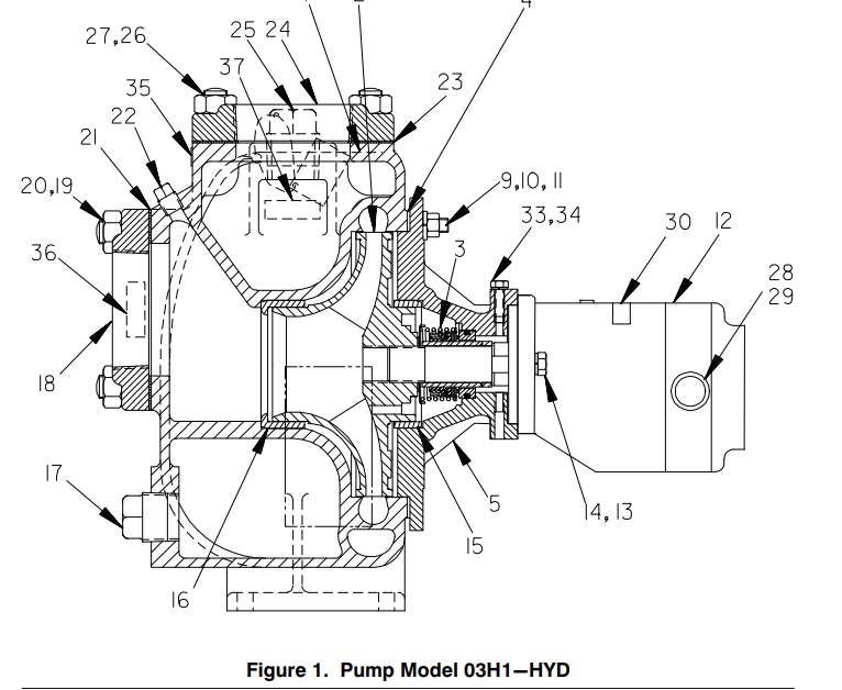 Gorman-Rupp 38263-303 13000 Intermediate For 03H1-HYD Pump | Industrial Electric Motors, Pumps &amp; Parts