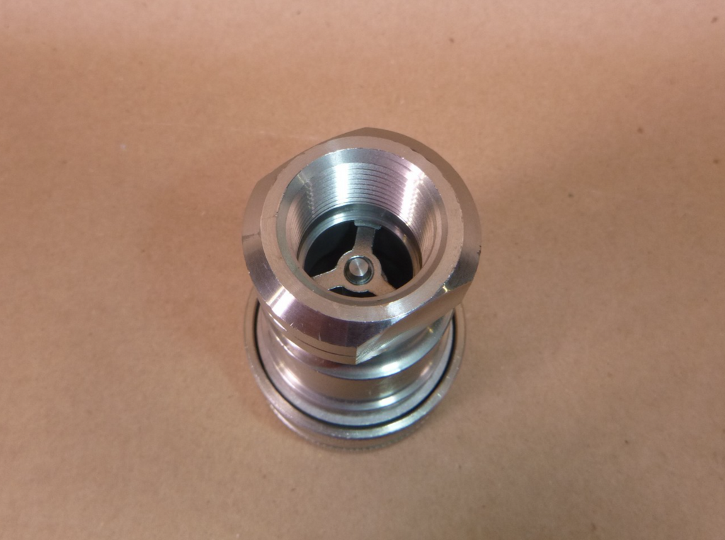 SH6-62 Parker Hydraulic Female Quick Coupler 303 Stainless 3/4" New