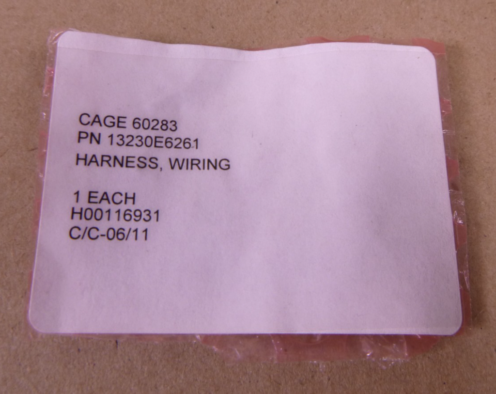 MEP-903 Generator 10kW APU J3 Wiring Harness FPA FPB LTG 13230E6261 | Genuine MEP Generator Replacement Parts and Military Surplus Generator Parts