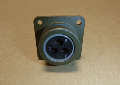 MS3452W16-10P Circular MIL Connector, Box Mount, Size 16, 3 Position 9442W16-10P | Electrical MRO Replacement Parts &amp; Components and Commercial Electrical Supplies Company