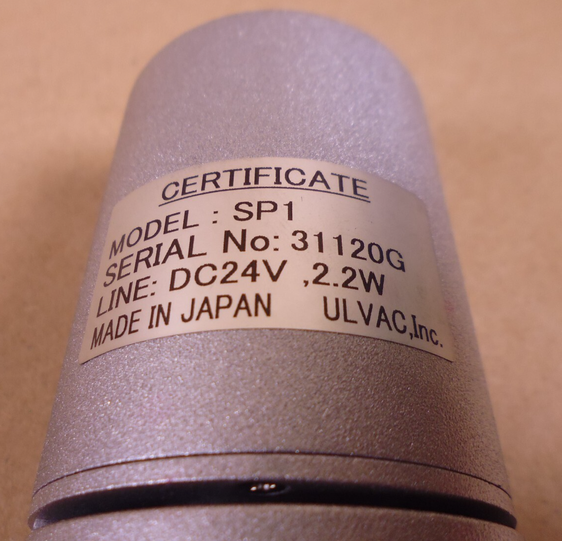 Ulvac G-Tran SP1 Sensor Gauge 24VDC | Electrical MRO Replacement Parts &amp; Components and Commercial Electrical Supplies Company