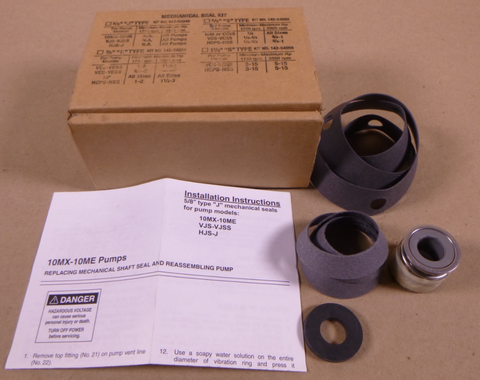 54049 Mechanical Seal Kit 5/8 J Type For 10MX-10ME, VJS-VJSS, HJS-J | Industrial MRO Replacement Parts, Manufacturing Machine Parts & Components, Heavy Equipment Parts Supplier