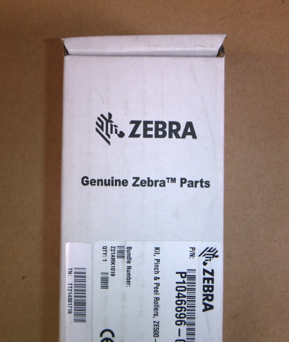P1046696-059 Genuine OEM Zebra ZE500-4, ZE511 Pinch &amp; Peel Roller RH &amp; LH
