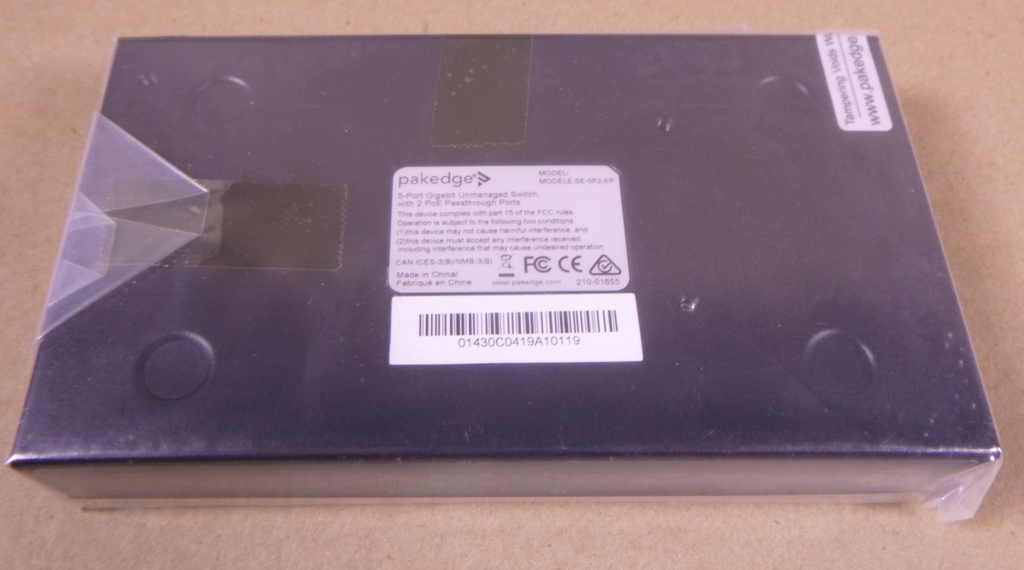 Pakedge Devices SE-5P2-EP 5 Gigabit Unmanaged Switch W/ 2 PoE Passthrough Ports | Electrical MRO Replacement Parts & Components and Commercial Electrical Supplies Company