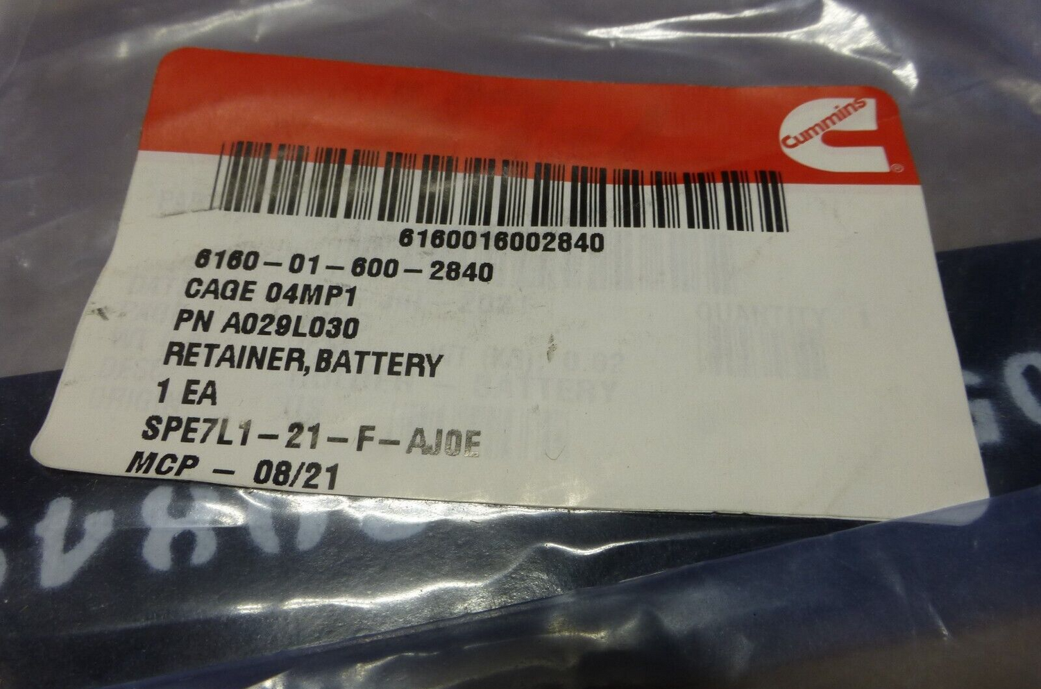 2x Cummins A029L030 Battery Holder For MEP-1060 Generator , 6160-01-600-2840 | Genuine MEP Generator Replacement Parts and Military Surplus Generator Parts