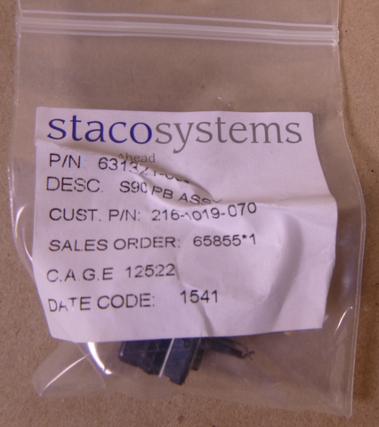 631321-030 Staco Systems Indicator Light S90 PB 216-1019-070 , 6210-01-467-1219 | Electrical MRO Replacement Parts & Components and Commercial Electrical Supplies Company