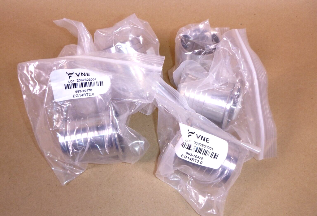 6x VNE Rubber Hose Adapter, Tri Clamp 2 inch x 2, Sanitary SS304, EG14RT2.0 | Industrial MRO Replacement Parts, Manufacturing Machine Parts & Components, Heavy Equipment Parts Supplier