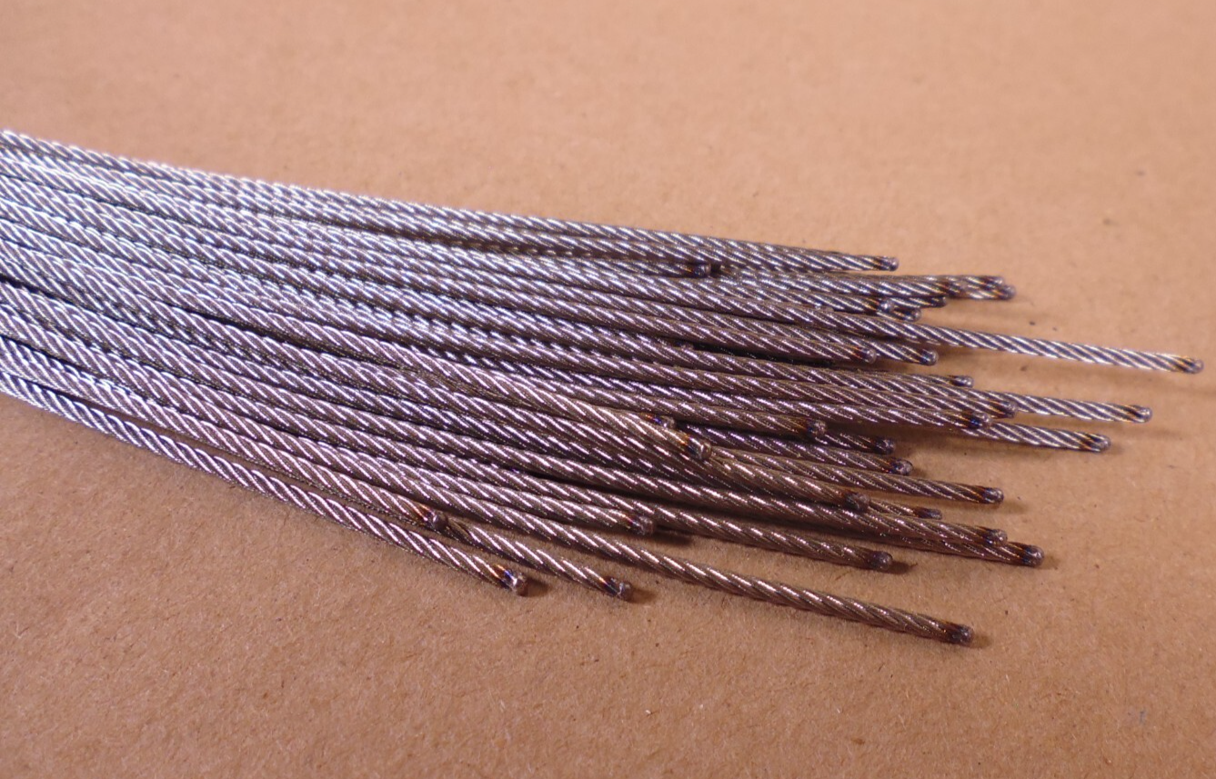 DMC Daniels C10-924 Safe-T-Cable .062" x 24" 321 S/S Cables &amp; Ferrules (50 PCS) | Industrial MRO Tools and Replacement Industrial Equipment Components