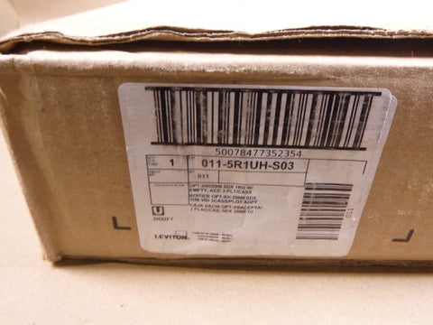 011-5R1UH-S03 Leviton OPT-X 2000i SDX 1RU Enclosure , 5R1UH-S03 | Electrical MRO Replacement Parts & Components and Commercial Electrical Supplies Company
