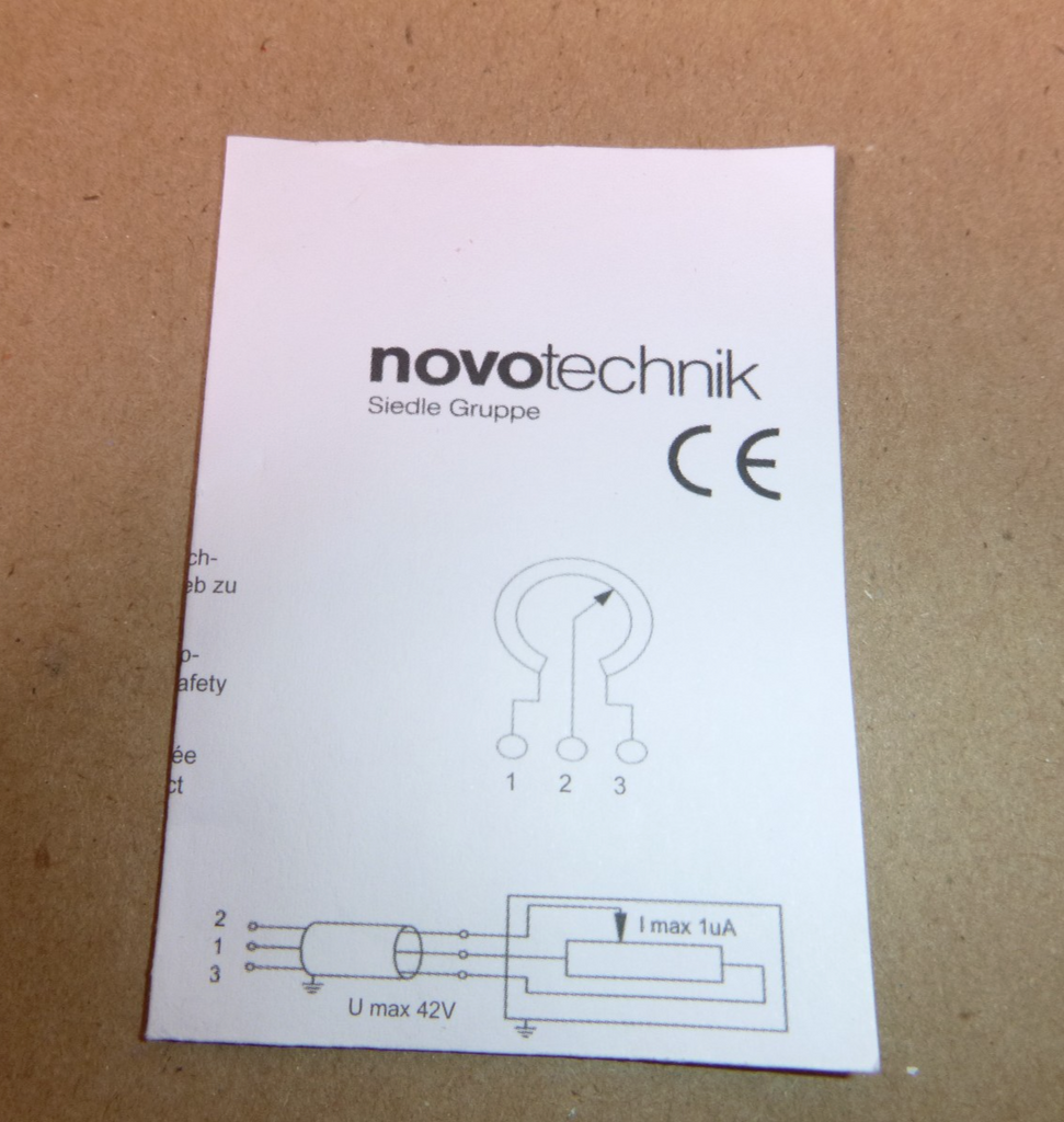 SP2841-308-000-001 Novotechnik Rotary Sensor Potentiometer 308°, 019541