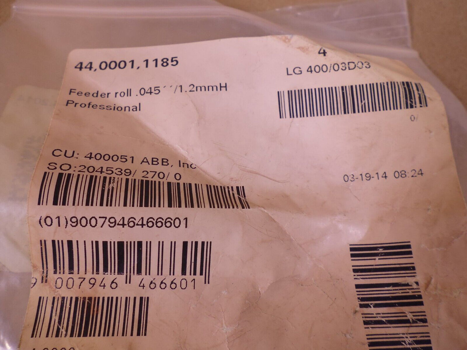(4 PACK) Fronius Feeder Roll .045/1.2MMH 44,0001,1185 For Auminum CuSi Wire | Industrial MRO Replacement Parts, Manufacturing Machine Parts &amp; Components, Heavy Equipment Parts Supplier