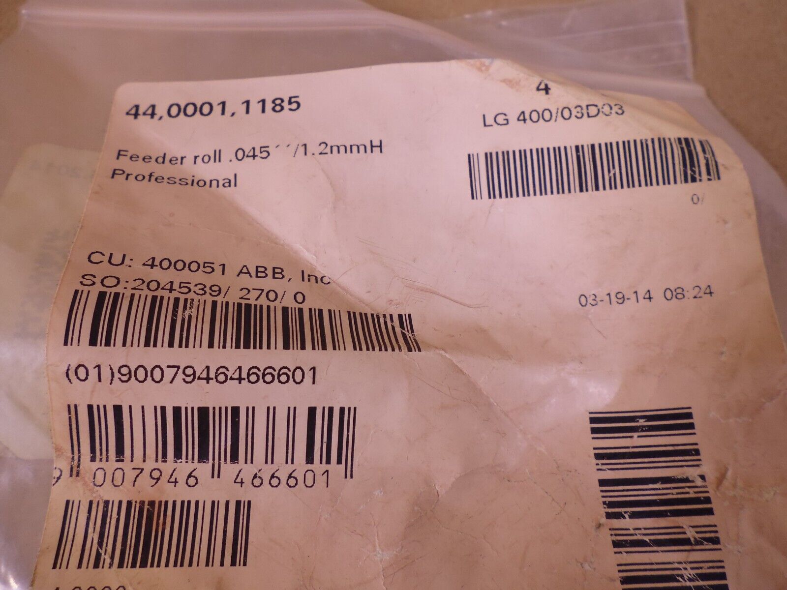 (4 PACK) Fronius Feeder Roll .045/1.2MMH 44,0001,1185 For Auminum CuSi Wire | Industrial MRO Replacement Parts, Manufacturing Machine Parts &amp; Components, Heavy Equipment Parts Supplier