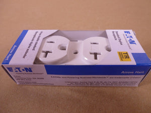 (4 Pack) Eaton Arrow Hart Standard Duplex Receptacle 20A TRCR20W-BX-LW | Electrical MRO Replacement Parts & Components and Commercial Electrical Supplies Company