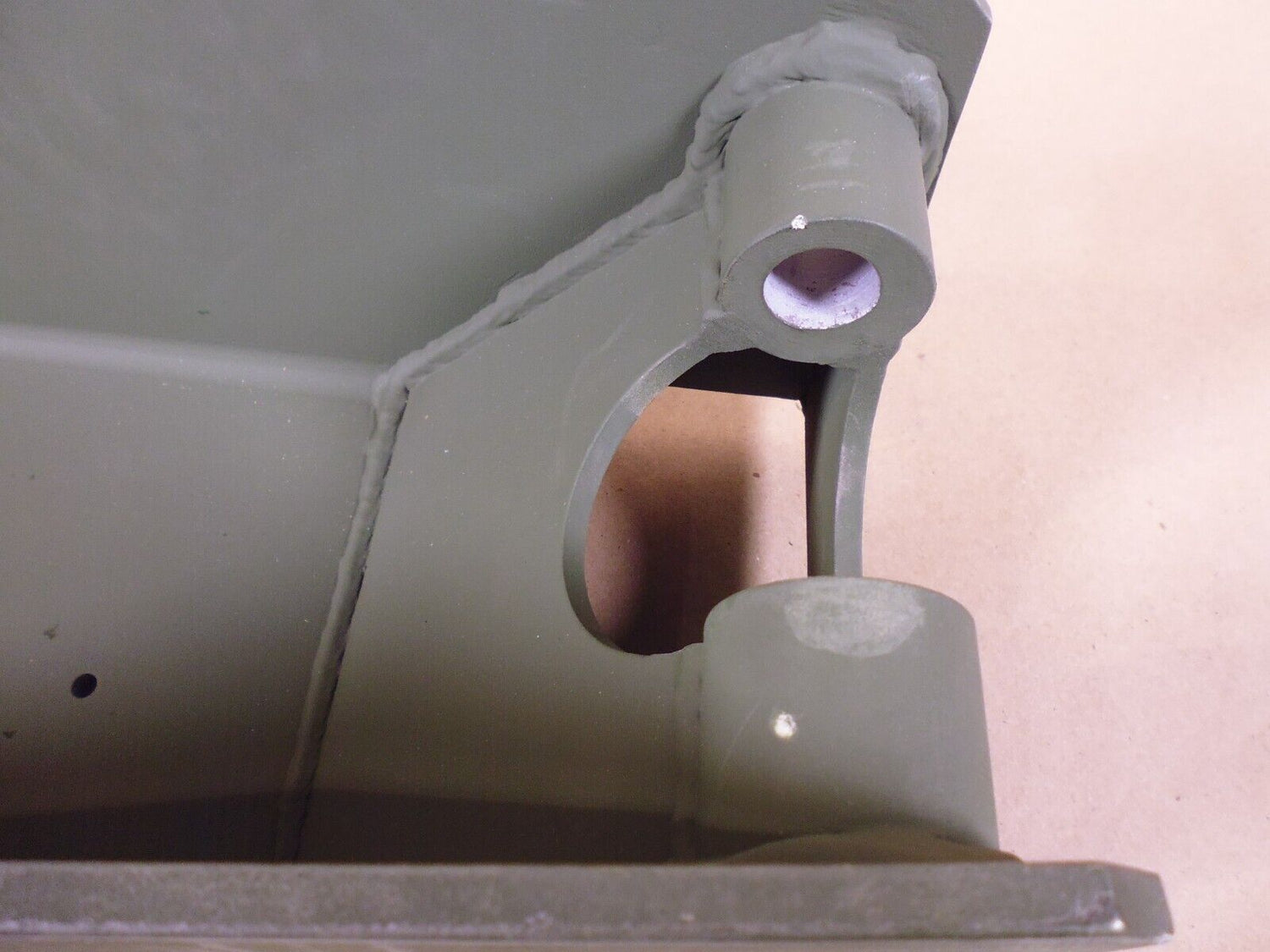 FMTV MTV 12423980 Shock Absorber Mounting Bracket Left , 2590-01-555-4687 | Genuine FMTV Replacement Parts, LMTV Parts For Sale and Military Surplus Medium Tactical Vehicle Parts &amp; Components