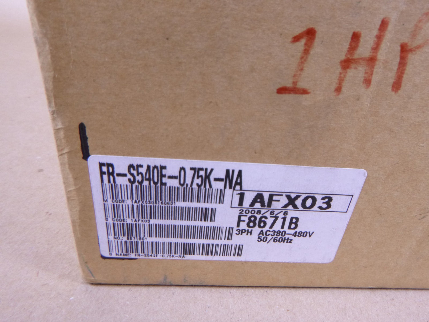 Mitsubishi FR-S540E-0.75K-NA Inverter 3-Phase 1HP AC Drive 380-480VAC | Electrical MRO Replacement Parts &amp; Components and Commercial Electrical Supplies Company