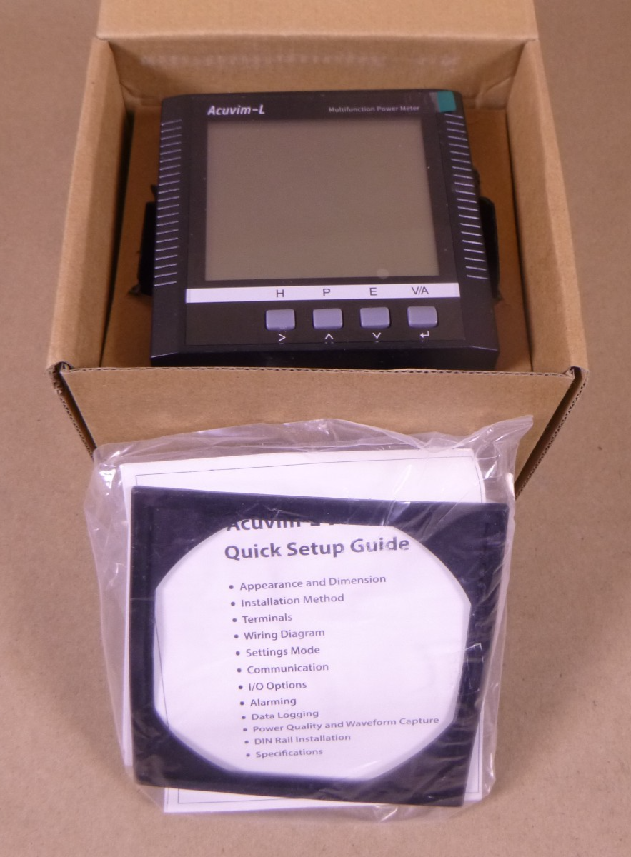 Accuenergy Acuvim CL-D-mV-P2V4 Power &amp; Energy Meter 20-60Vdc 5W mV RS485 | Electrical MRO Replacement Parts &amp; Components and Commercial Electrical Supplies Company