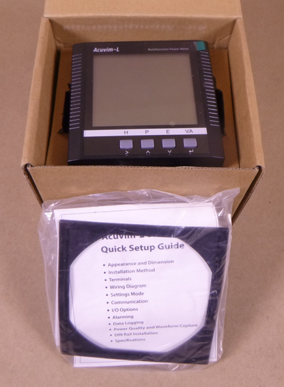 Accuenergy Acuvim CL-D-mV-P2V4 Power &amp; Energy Meter 20-60Vdc 5W mV RS485 | Electrical MRO Replacement Parts &amp; Components and Commercial Electrical Supplies Company