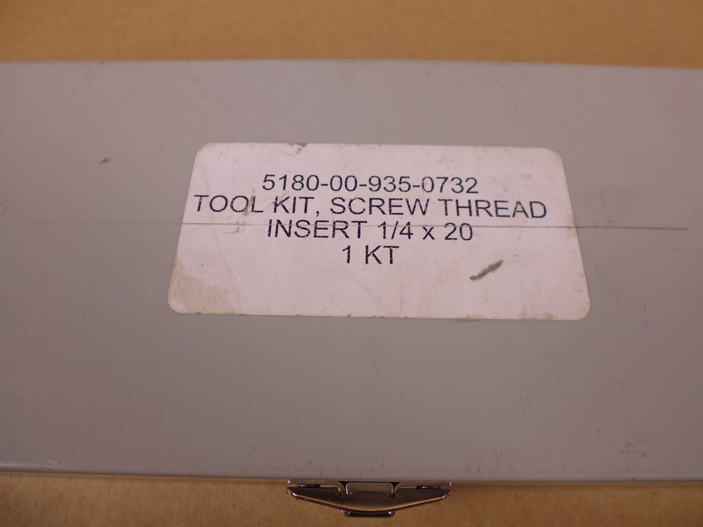 Helical Coil-Sert Screw Thread Insert 1/4" x 20 Tool Kit Tap Inserter Extractor | Industrial MRO Tools and Replacement Industrial Equipment Components