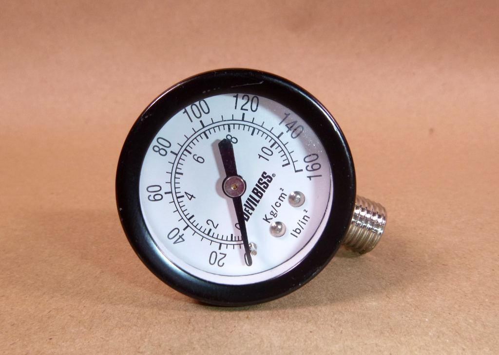 DEVILBISS Spray Gun Air Adjusting Valve HAV-500 With Gauge HAV-501 | Industrial MRO Tools and Replacement Industrial Equipment Components