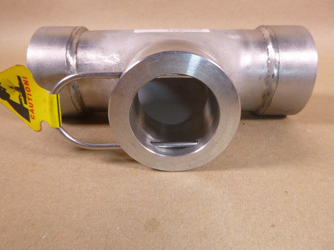 Seametrics (EF81T-S-200) EX800 Series 2" Flow Sensor Stainless Steel Tee Fitting