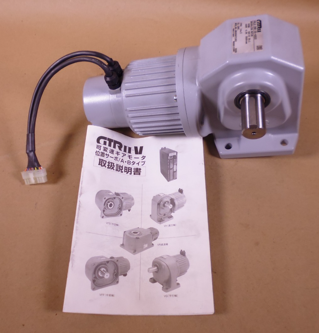 Nissei GTR II Brushless Induction Motor VHLB-28R-25-4002 400W 200V 25:1 2500RPM | Industrial Electric Motors, Pumps &amp; Parts