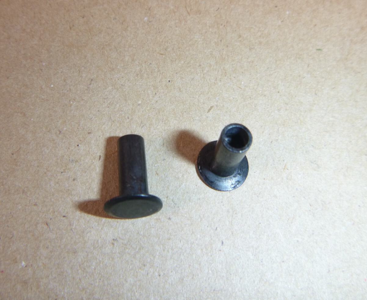 MS16536-174 Brass Tubular Rivets 3/16" Shank x 7/16" Long Black Oxide (1 Lb) | Industrial Replacement Nuts &amp; Bolts Distributor and Machinery Screws &amp; Fasteners Supply