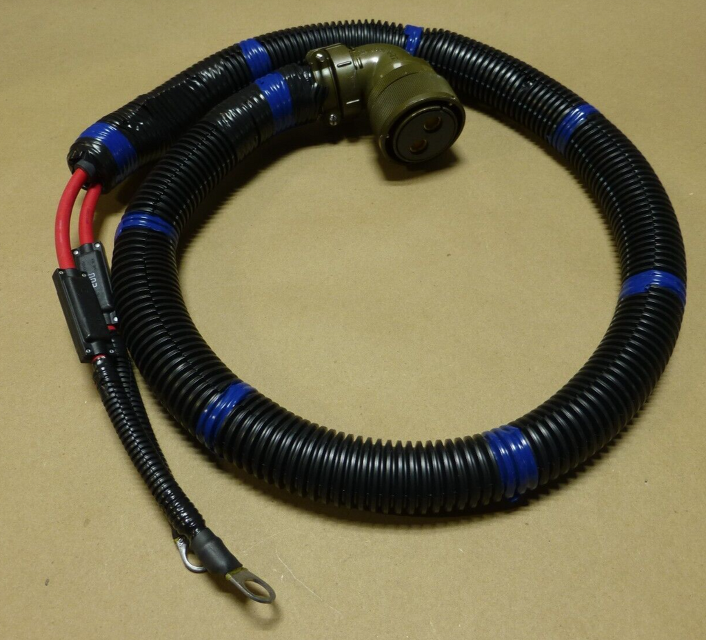 MRAP MAXXPRO DASH 24V EXT POWER HARNESS 3826528C91L INT. 6150-01-568-1652 | Genuine FMTV Replacement Parts, LMTV Parts For Sale and Military Surplus Medium Tactical Vehicle Parts & Components