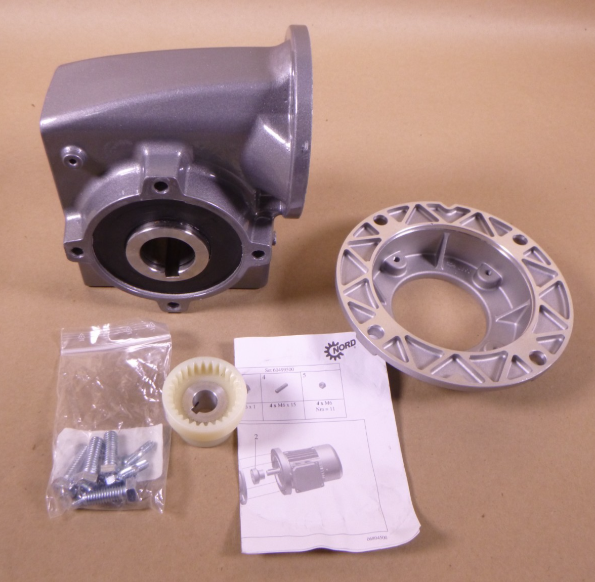1SMI63AZD-N56C Nord Right Angle 1-7/16 Hollow Shaft Reducer 56C Input 25:1 Ratio | Industrial Electric Motors, Pumps &amp; Parts