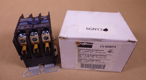 DAYTON 6GNY3 Definite Purpose Contactor , 3-Pole FLA @ 277VAC: 25 , 110-120VAC