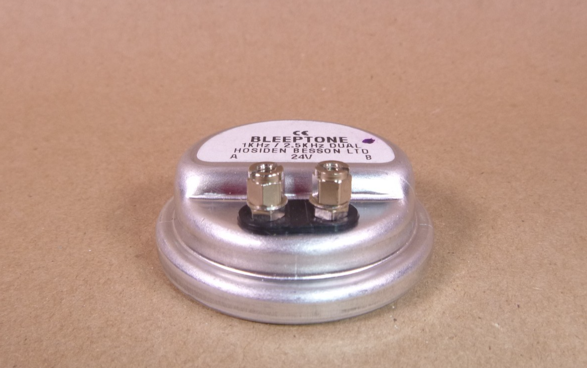 Bleeptone 24 Vdc 1 KHz / 2.5 KHz Dual Tone Audible Alarm Buzzer Military M973 | Industrial MRO Replacement Parts, Manufacturing Machine Parts &amp; Components, Heavy Equipment Parts Supplier