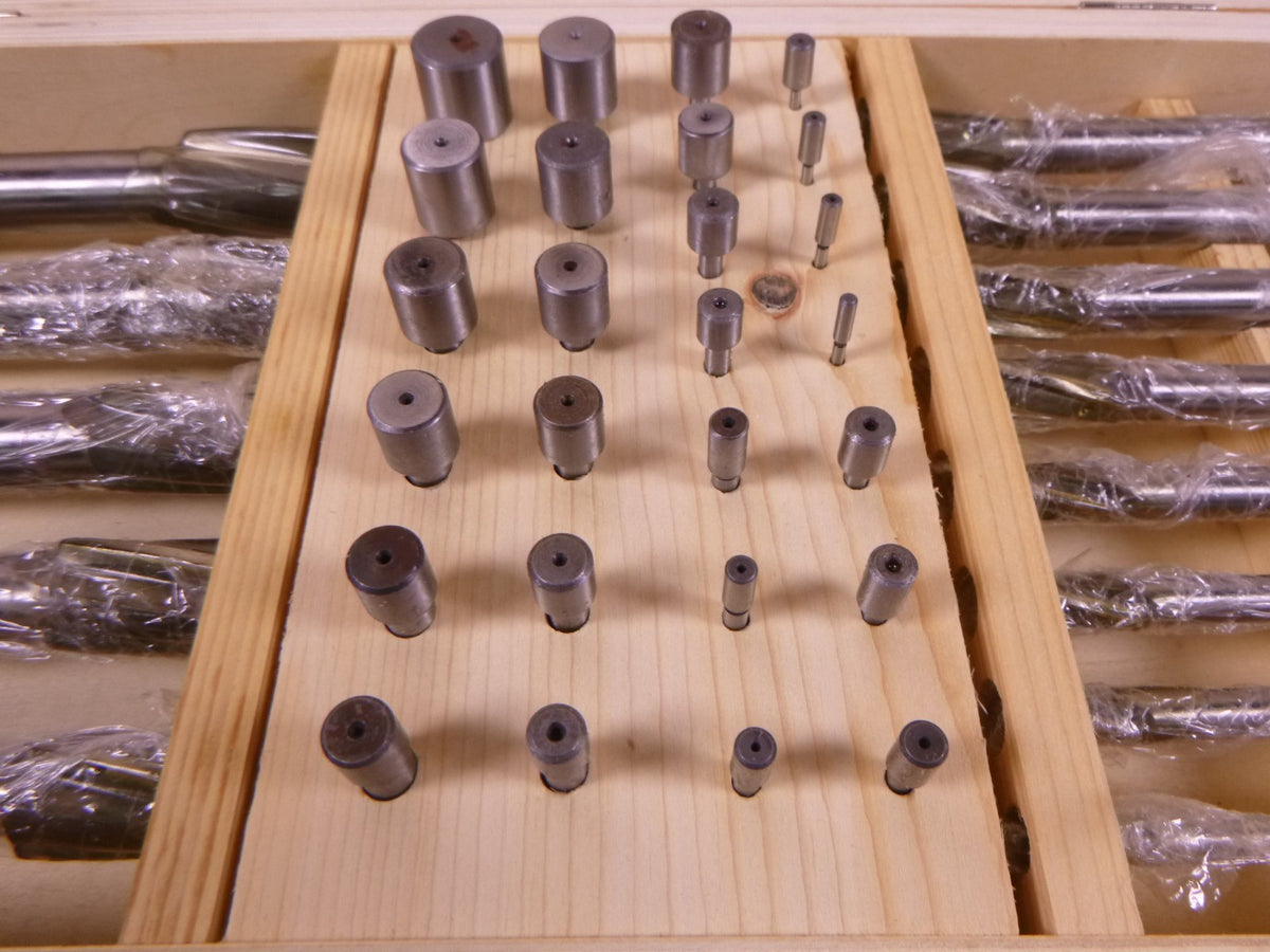 (39 Piece Set) HSS Counterbore Set Counterbores, 1/4" To 1" Large, 3/32" To 3/4" | Industrial MRO Tools and Replacement Industrial Equipment Components
