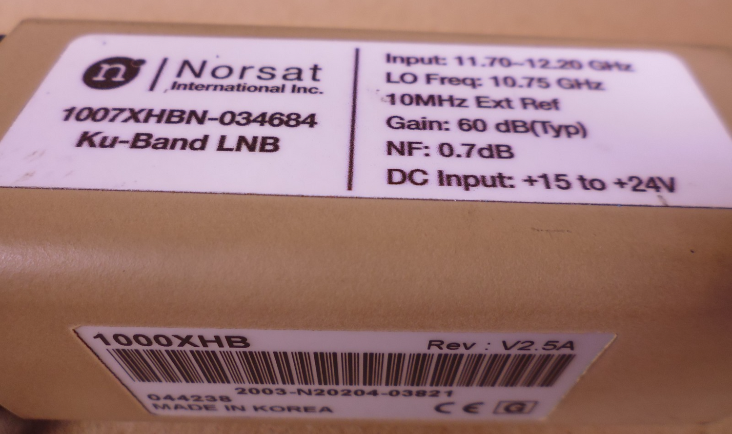 GATR 13021C2210-1 Satellite KU-Band LNB Waveguide 10.75 GHz , 5985-01-695-9807 | Electrical MRO Replacement Parts &amp; Components and Commercial Electrical Supplies Company