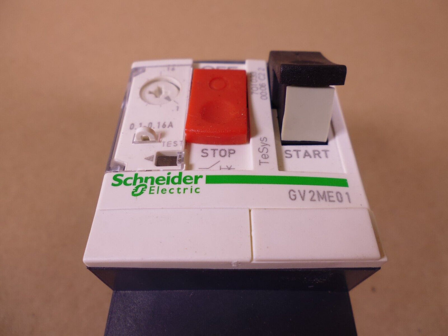 NEW Schneider GV2ME01 Motor Circuit Breaker TeSys 034292 , 0.1-0.16A | Electrical MRO Replacement Parts &amp; Components and Commercial Electrical Supplies Company
