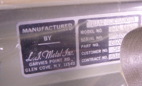 56204-1 Air Cooler Unit , 56204 , 6A066-000 , 4130-00-003-8744 | Industrial MRO Replacement Parts, Manufacturing Machine Parts & Components, Heavy Equipment Parts Supplier