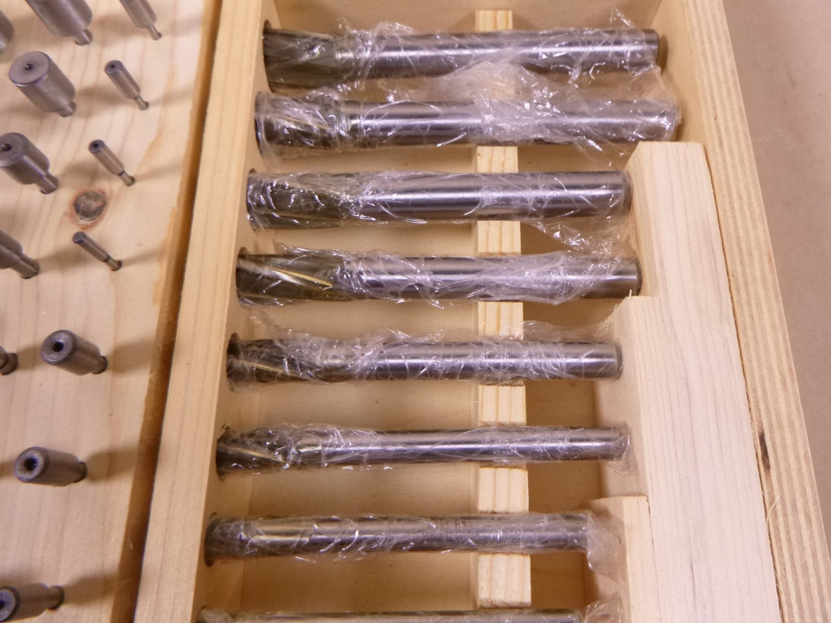(39 Piece Set) HSS Counterbore Set Counterbores, 1/4" To 1" Large, 3/32" To 3/4" | Industrial MRO Tools and Replacement Industrial Equipment Components