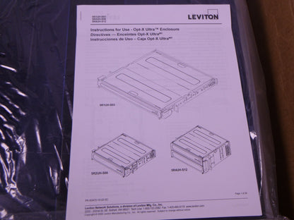 011-5R2UH-S06 Leviton OPT-X 2000i SDX 2RU Enclosure Tray , 5R2UH-S06 | Electrical MRO Replacement Parts &amp; Components and Commercial Electrical Supplies Company