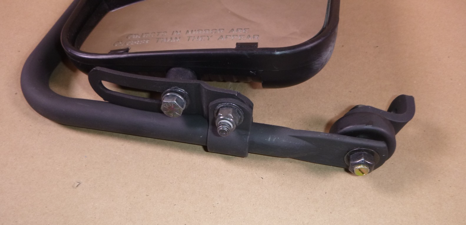 USGI M998 Humvee Driver Side Black Rearview Mirror W/ Mounting Bracket 57K3213 , 2540-01-424-7363 | Genuine HMMWV Replacement Parts and Military Surplus Humvee Parts &amp; Accessories