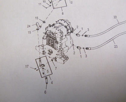 USGI John Deere Wheel Loader Transmission Bent Tube Assembly AT324881 | Industrial Tractor Parts Supplier and Surplus Tractor Parts &amp; Accessories
