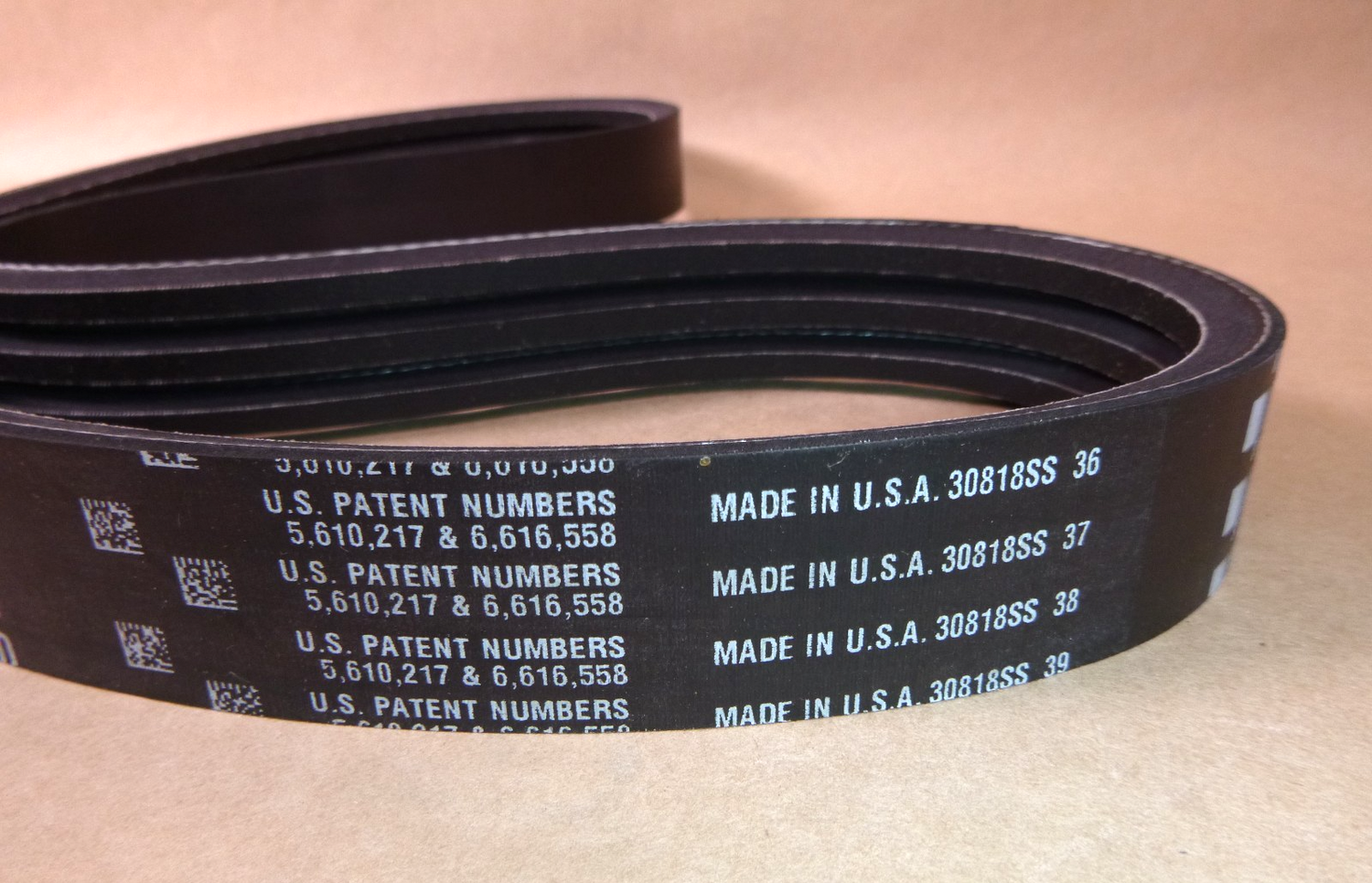 Gates Super HC PowerBand 3/3V450 - 3 Banded V-Belt - Made in USA