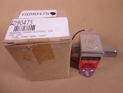 Generac G090475 Fuel Pump NPRV Facet 40217 12V | Genuine MEP Generator Replacement Parts and Military Surplus Generator Parts