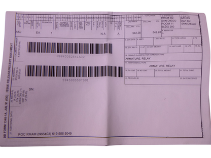 1321494-12 Relay Armature , Type N147 , 5945-00-550-7091