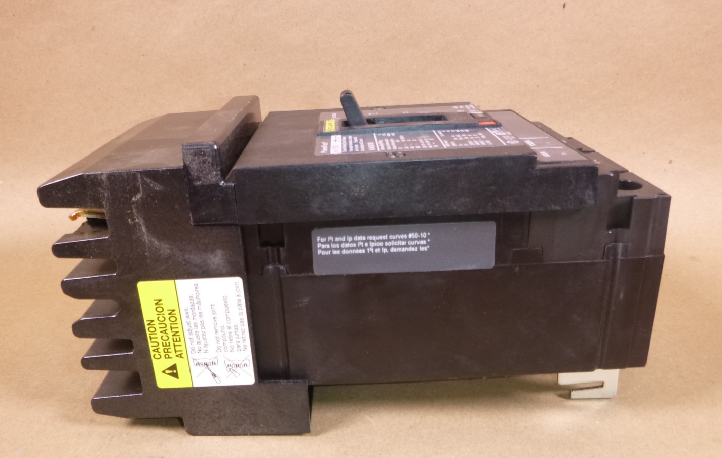 HJA36100 Square D Circuit Breaker, PowerPacT H, 100A, 3 pole, 600VAC, 25kA, | Electrical MRO Replacement Parts &amp; Components and Commercial Electrical Supplies Company